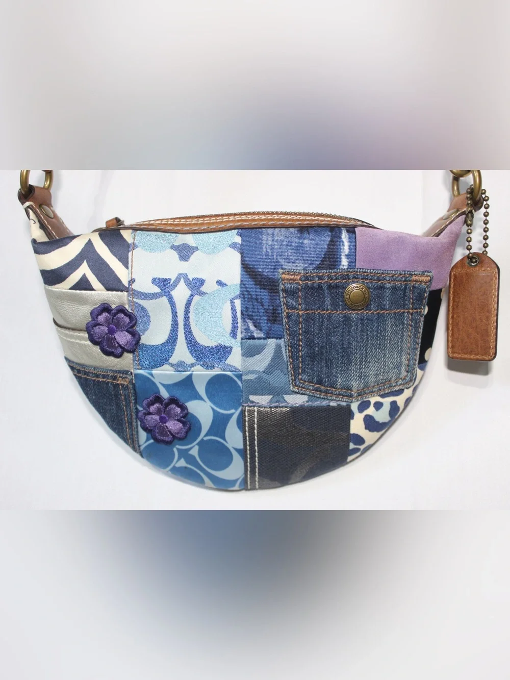 Coach Patchwork Crescent Y2K Bag
